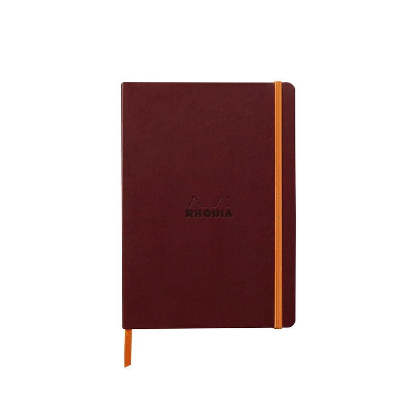 Dark Red Rhodia Rhodiarama Soft Cover Note Book Ruled A5 Burgundy Pads