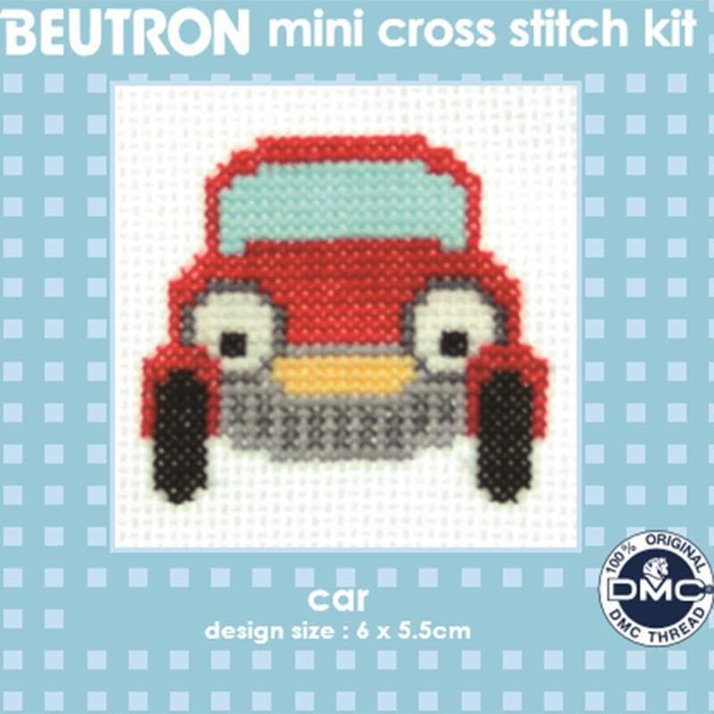 Sienna Beutron Mini Cross Stitch Kit 6X6cm Car Needlework Kits