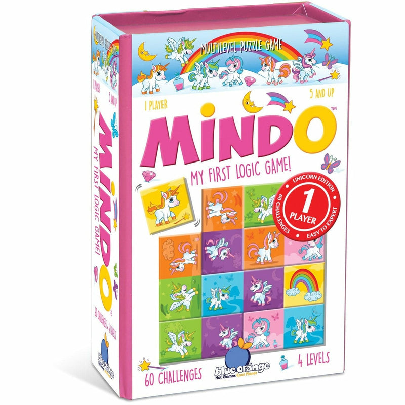 Dark Orange Mindo - Unicorn Kids Educational Games and Toys
