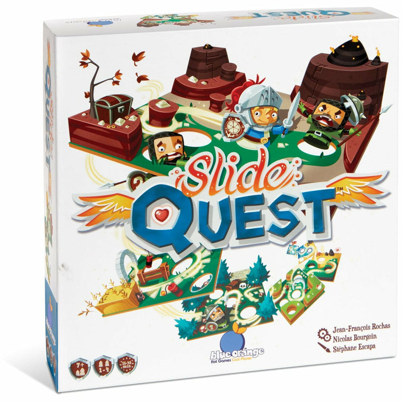 Dark Cyan Slide Quest Kids Educational Games and Toys