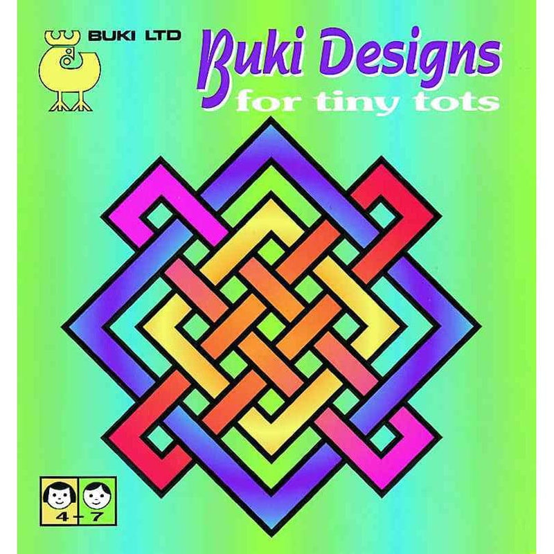 Light Goldenrod Buki Designs for Tiny Tots Kids Activity Books