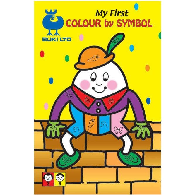 Yellow Colour By Symbol 2 Kids Activity Books