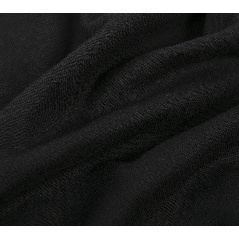 Black Gildan Heavy Cotton 180gsm Short Sleeve Adult T-shirt Black Small 46 x 71cm Fabric Painting Surfaces