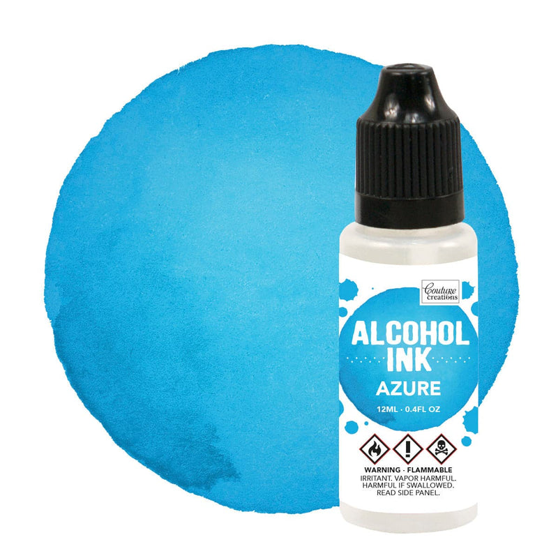 Sky Blue Aquamarine / Azure Blue Couture Creations Alcohol Ink   12ml Alcohol Ink