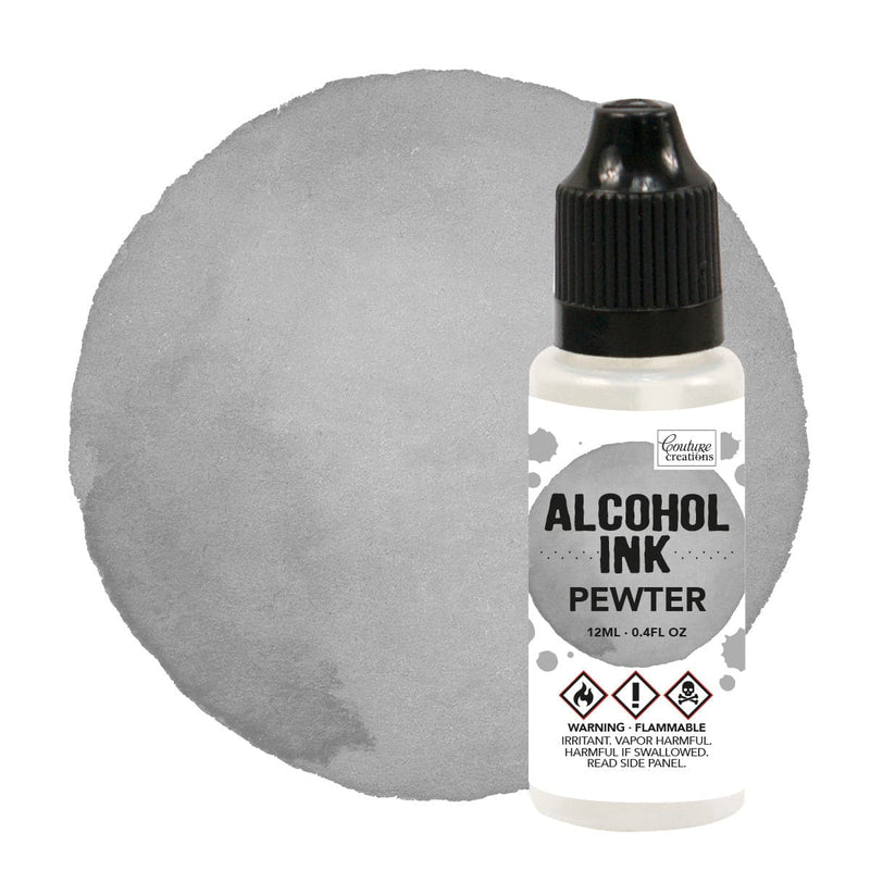 Gray Slate / Pewter Couture Creations Alcohol Ink   12ml Alcohol Ink