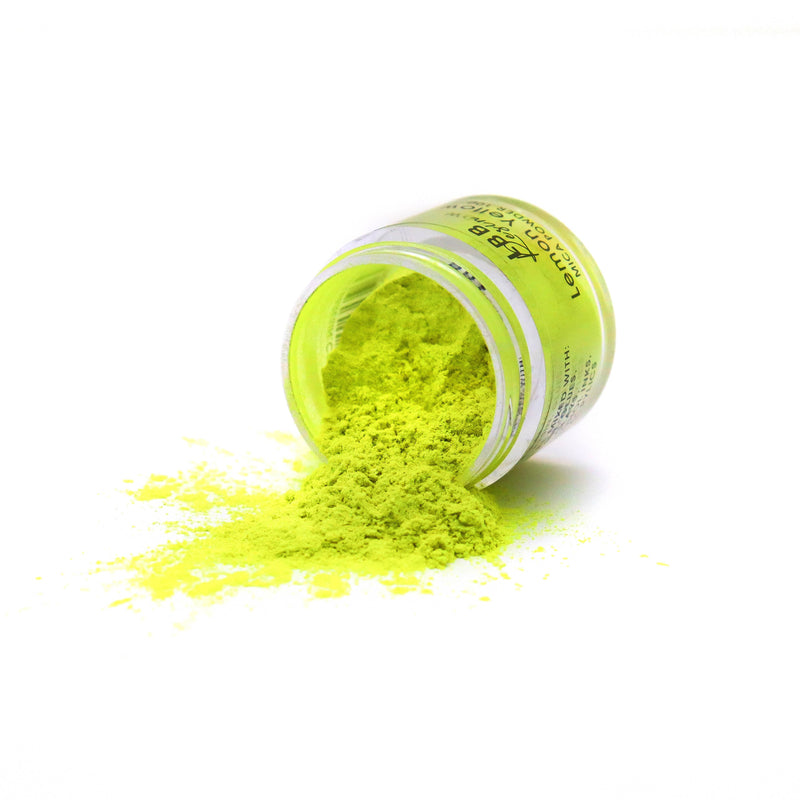 Yellow Green LBB RESIN Mica Powder - Individual 10gram Lemon Yellow Resin Dyes Pigments and Colours