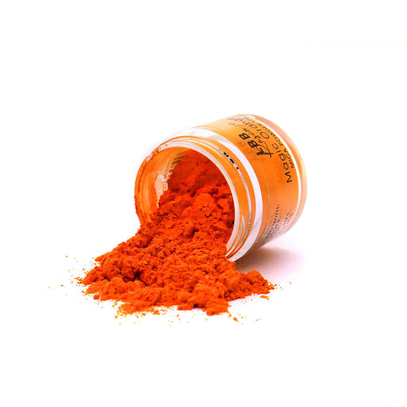 Orange Red LBB RESIN Mica Powder - Individual 10gram Magic Orange Resin Dyes Pigments and Colours