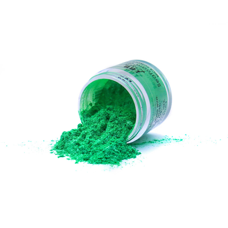 Medium Sea Green LBB RESIN Mica Powder - Individual 10gram Seafoam Green Resin Dyes Pigments and Colours