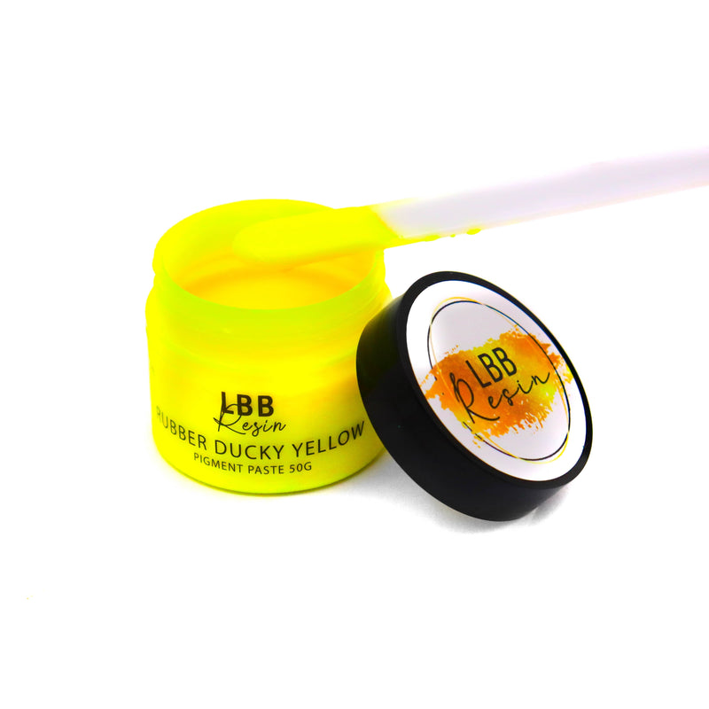 Black LBB Resin Pigment Paste 50g Rubber Ducky Yellow Resin Dyes Pigments and Colours