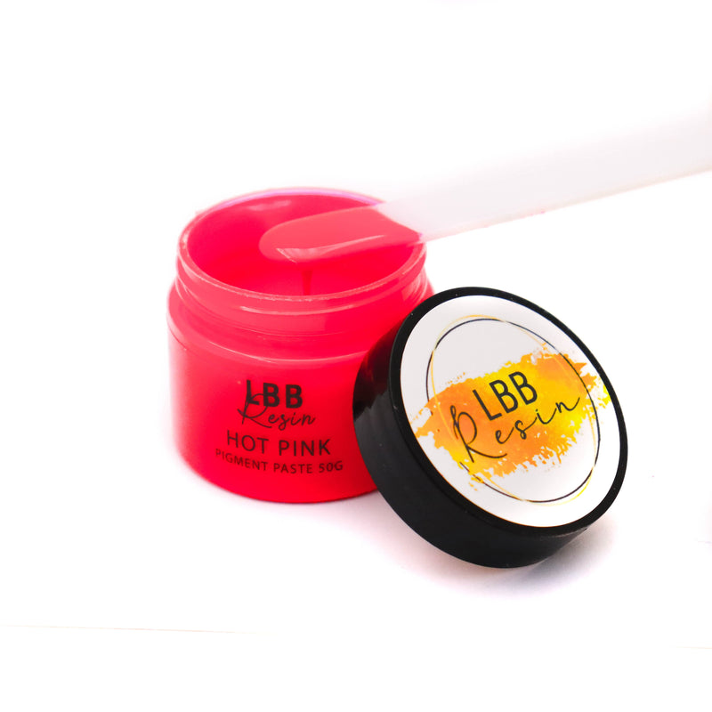 Tomato LBB Resin Pigment Paste 50g Hot Pink Resin Dyes Pigments and Colours
