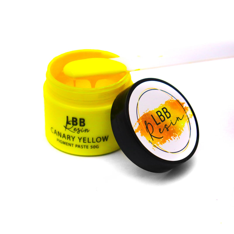 Black LBB Resin Pigment Paste 50g Canary Yellow Resin Dyes Pigments and Colours