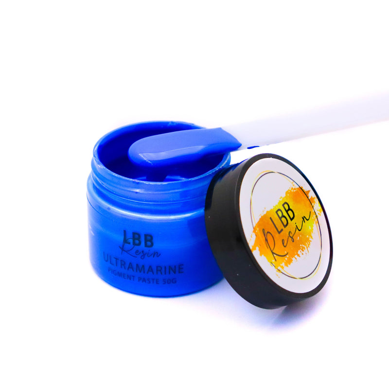 Royal Blue LBB Resin Pigment Paste 50g Ultramarine Resin Dyes Pigments and Colours
