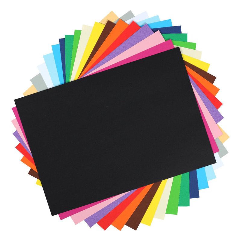 Black Prism Cover Board 120gsm A2 Assorted Colours 100 Sheets Acrylic Paints