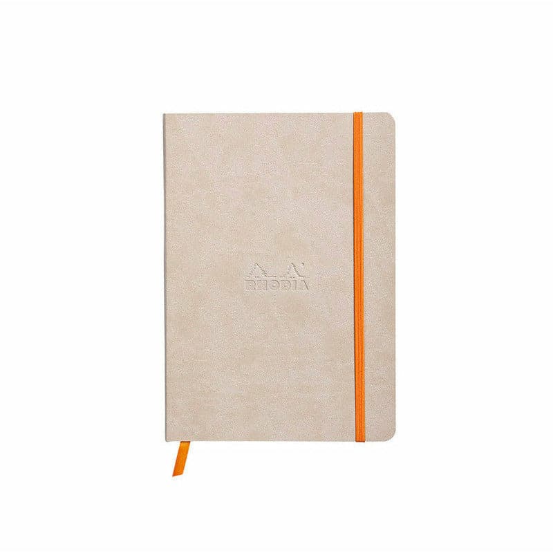 Gray Clairefontaine Rhodiarama Soft Cover Note Book Ruled A5 Beige Pads