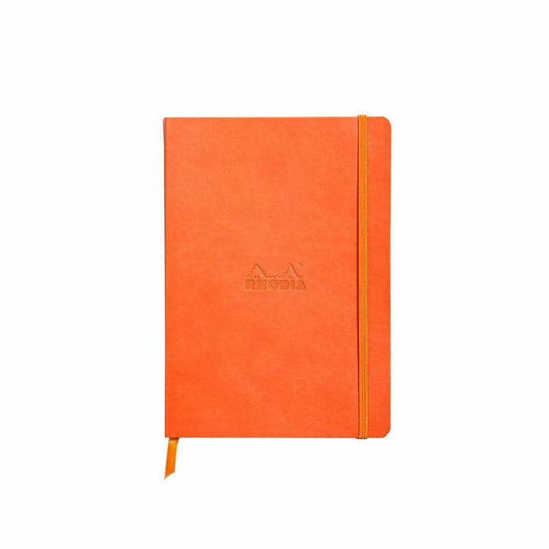 Tomato Clairefontaine Rhodiarama Soft Cover Note Book  Dot Grid A5 Tangerine Pads