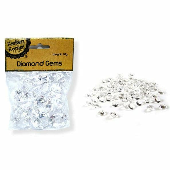 Lavender Krafters Korner Diamond Gems 30 Pack Sequins and Rhinestons