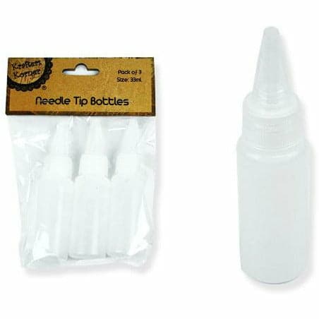 Lavender Krafters Korner Craft Needle Tip Bottles 3 Pack Painting Accessories