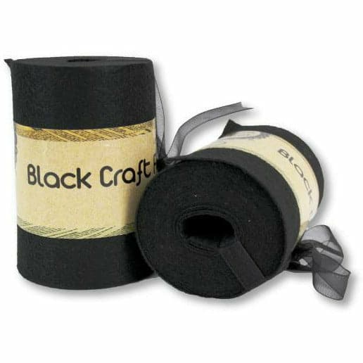 Dark Slate Gray Krafters Korner Felt Roll With Ribbon Black Quilting and Sewing Tools and Accessories