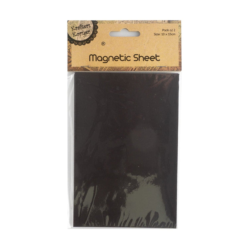 Dark Slate Gray Krafters Korner 10 x 15cm Magnetic Sheet 2 Pack Magnets