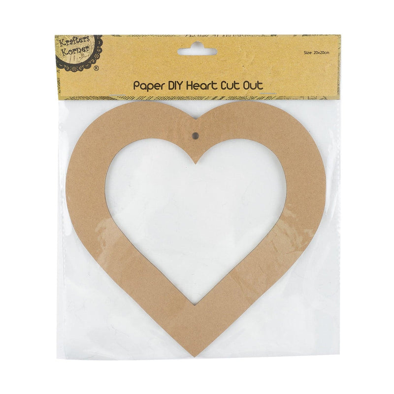 Lavender Krafters Korner Paper DIY Heart Cut Out Kids Paper Shapes