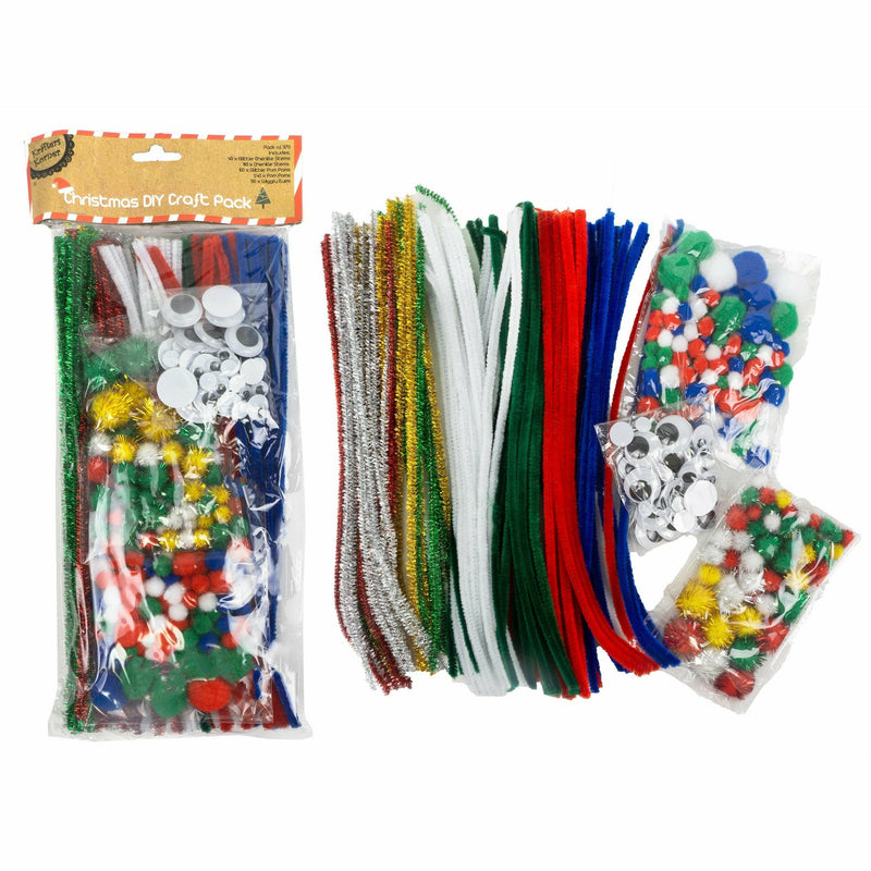 Light Gray Krafters Korner Christmas DIY Craft Pack 370 Pieces Christmas