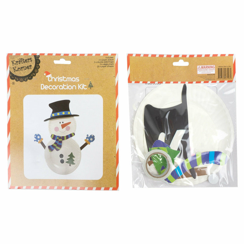 Beige Krafters Korner Christmas Decoration Kit Snowman Christmas