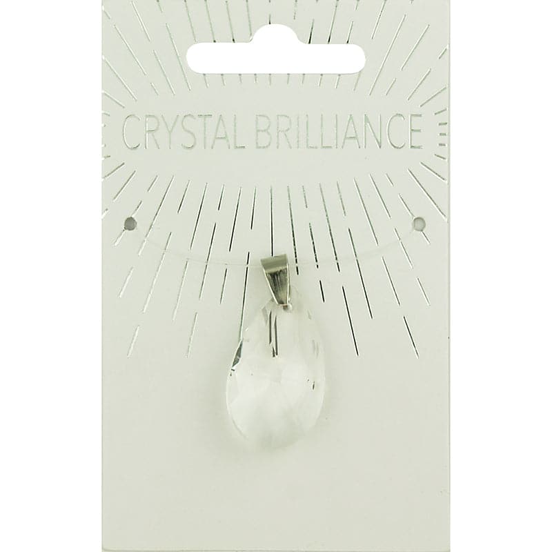 Light Gray Ribtex   Crystal Pendant Teardrop Crystal Beads