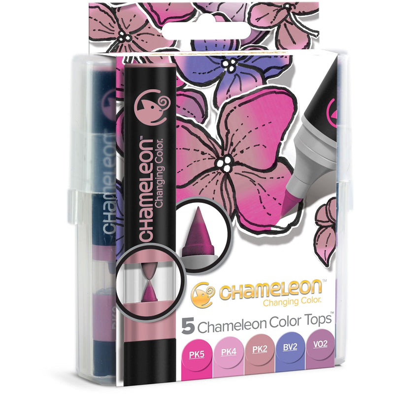 Rosy Brown Chameleon 5-Color Tops Floral Tones Pens