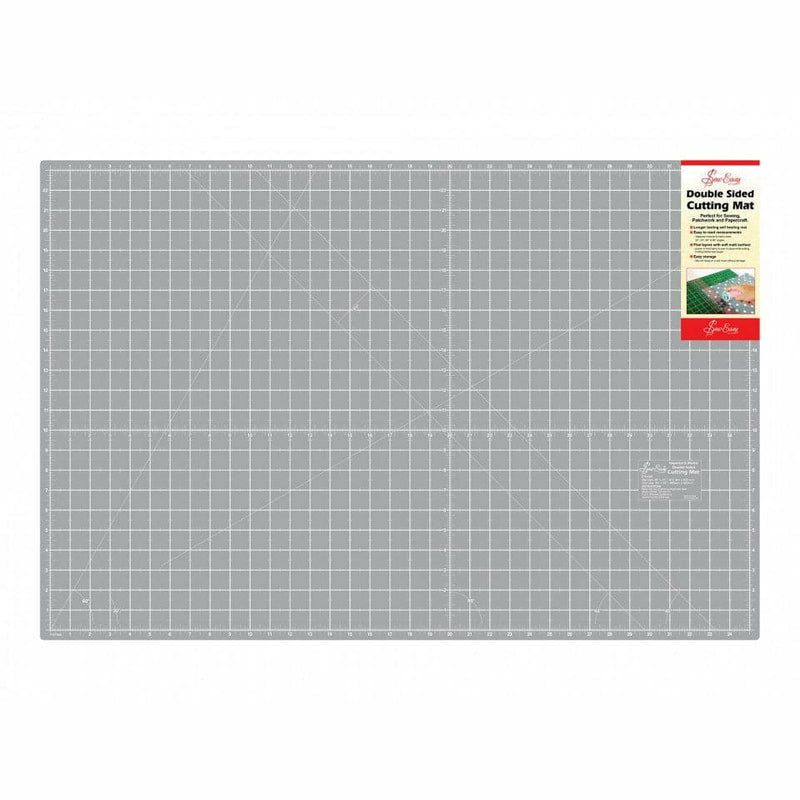 Dark Gray SEW EASY   Foldable Cutting Mat 600 x 450 x 1. 8mm - 24in x 18in. Quilting and Sewing Tools and Accessories