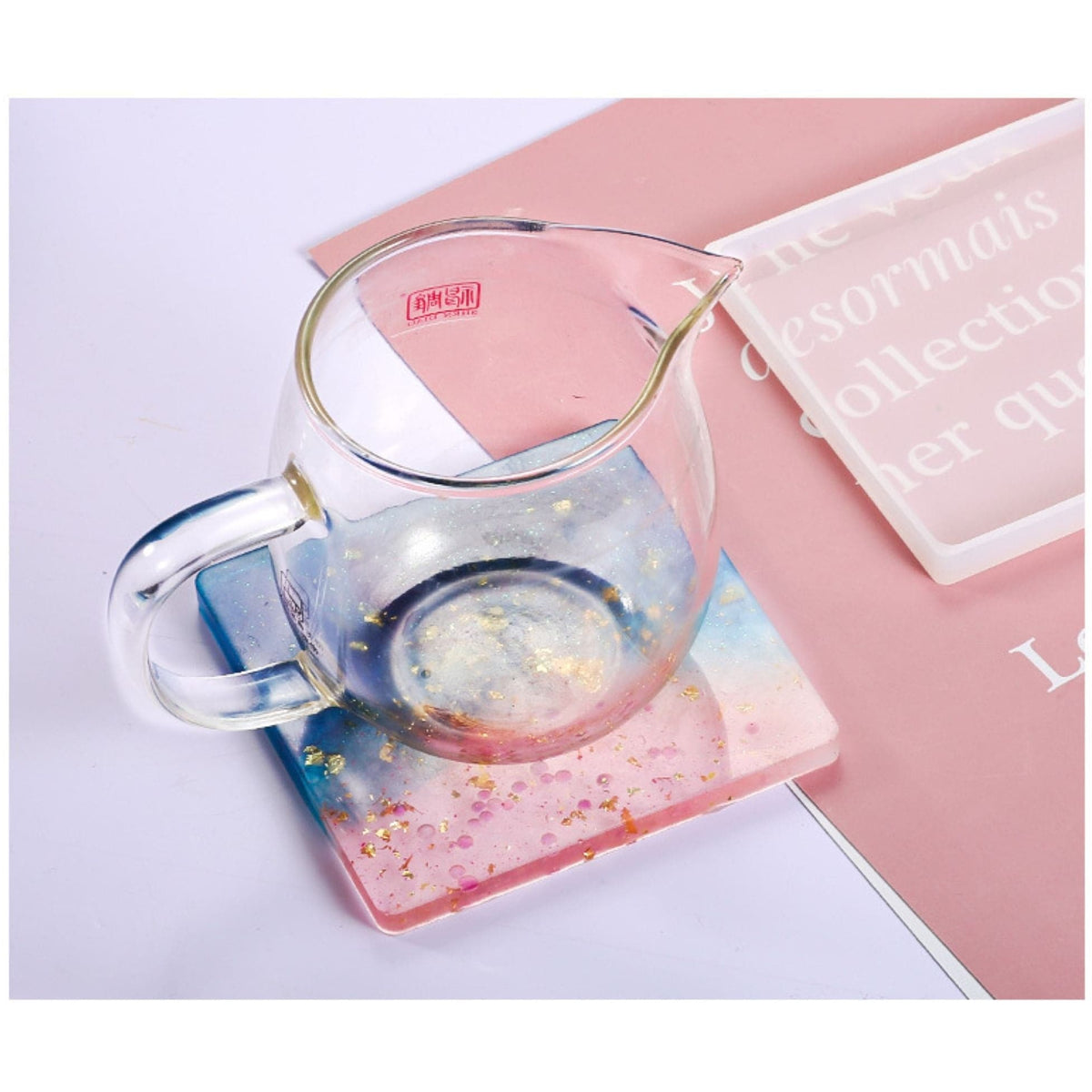 Thistle Urban Crafter Silicone Square Mould coaster 11x11x1cm Resin Moulds