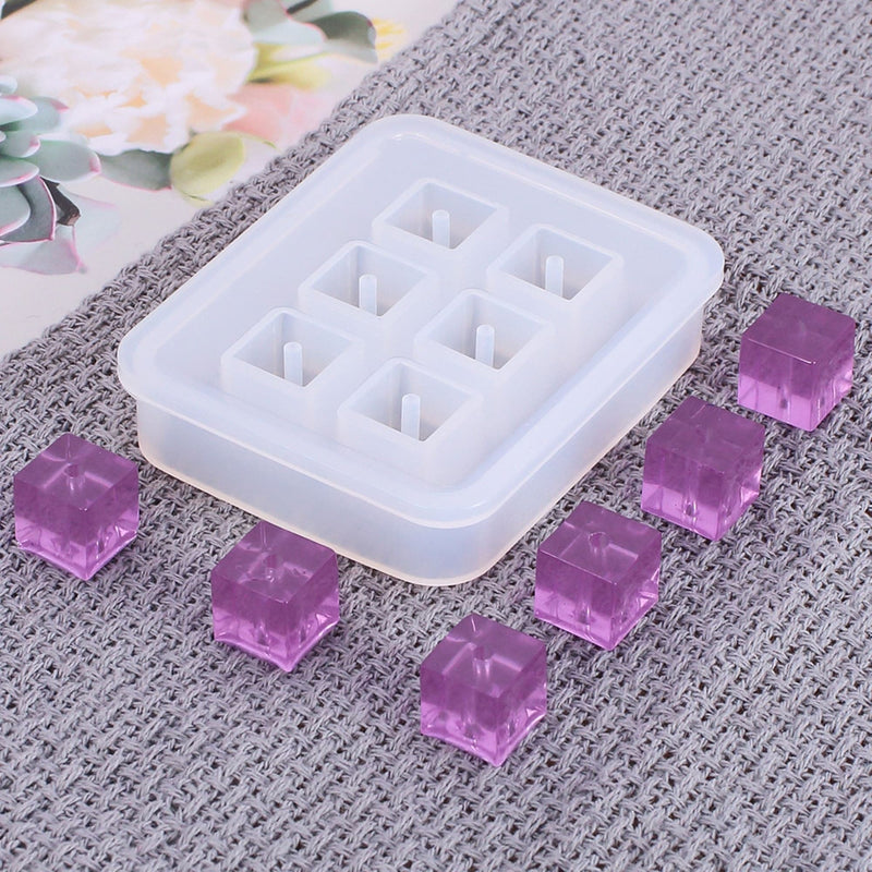 Gray Urban Crafter Silicone Mould Beads - 12mm 7.2x5.9x1.5cm Resin Craft