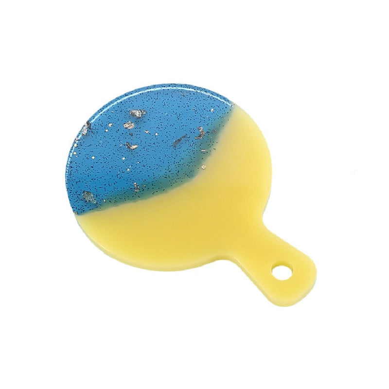 Light Goldenrod Urban Crafter Handle Tray Silicone Mould round - Small 14.5x10.5cm Resin Craft