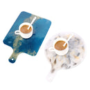 Light Gray Urban Crafter Handle Tray Silicone Mould Round - Large 30.5x22.5cm Resin Craft