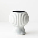White Smoke White Pot Annix - 14.5cmh x 13cmd Planters and Pots