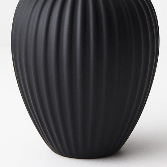 Lavender Black Vase Annix - 27cmh x 13.5cmd Planters and Pots