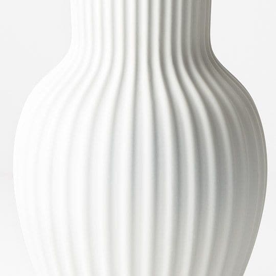White Smoke White Vase Annix - 27cmh x 13.5cmd Planters and Pots