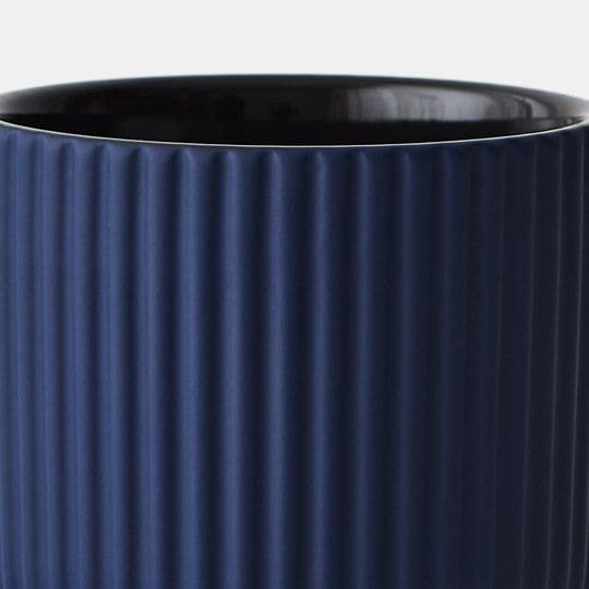 Dark Slate Gray Cobalt Pot Annix - 10.5cmh x 11.5cmd Planters and Pots