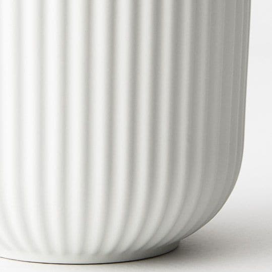 Light Gray White Pot Annix - 10.5cmh x 11.5cmd Planters and Pots
