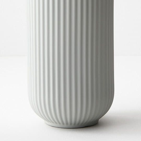 Light Gray Light Grey Vase Annix. Colour - 24cmh x 12cmd Planters and Pots