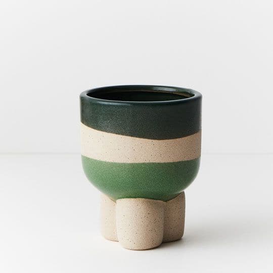 Lavender Emerald Pot Odetto - 14cmh x 11.5cmd Planters and Pots
