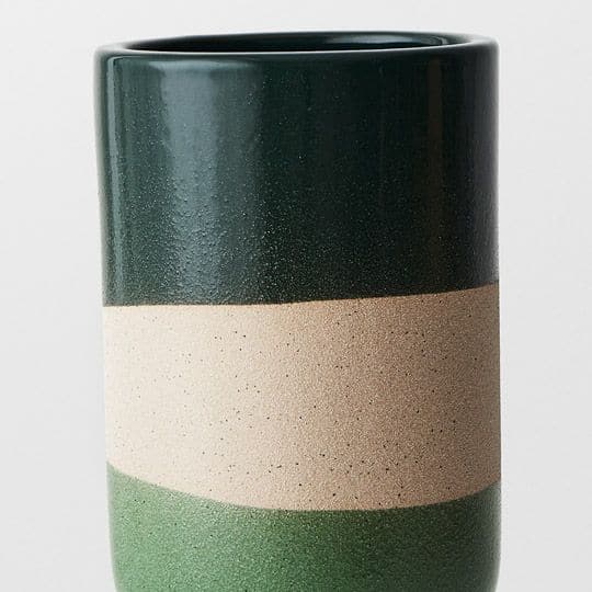 Dark Slate Gray Emerald Vase Odetto - 28cmh x 12.5cmd Planters and Pots