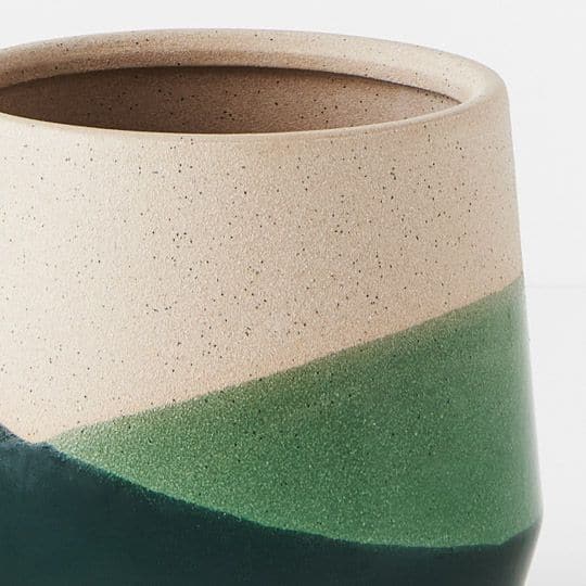 Dark Slate Gray Emerald Pot Odetto - 17cmh x 18cmd Planters and Pots