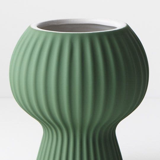 White Smoke Mint Green Pot Palina - 14.5cmh x 13cmd Planters and Pots