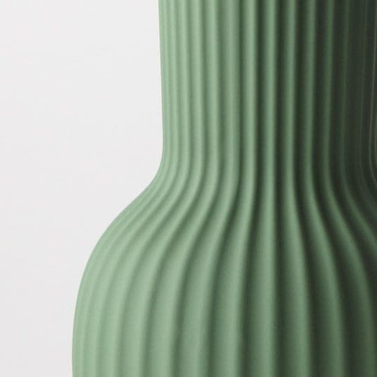 Light Gray Mint Green Vase Palina - 27cmh x 13.5cmd Planters and Pots
