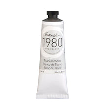 Light Gray Gamblin 1980 Oil Paint Titanium White 37mL Series 1 Oil Paints