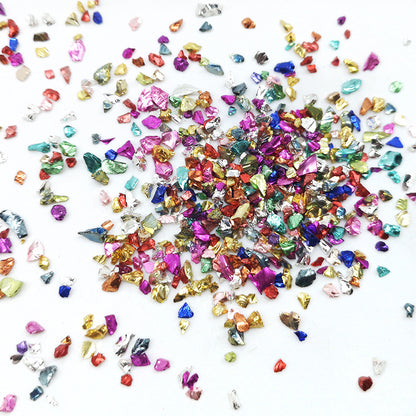 White Smoke Urban Crafter 001 Multi Colour Mix Glass Glitter - Multicolor 50g Resin Craft
