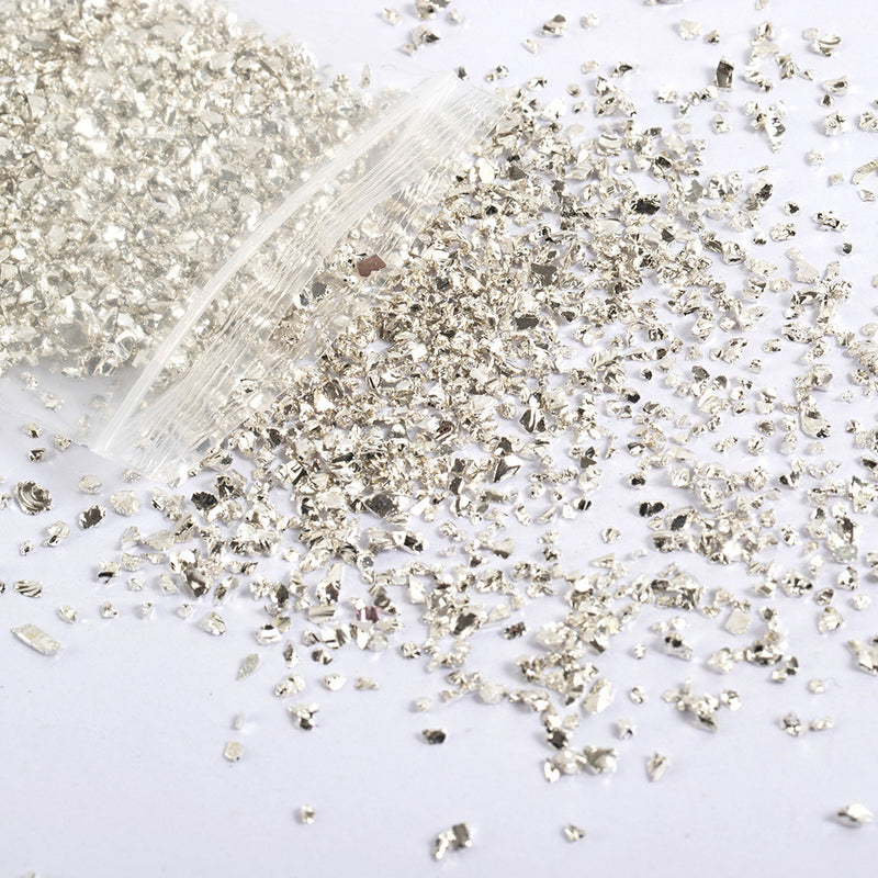 Light Gray Urban Crafter 001 Multi Colour Mix Glitter Glass-Silver 50g Resin Craft