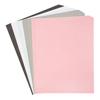 Pink Smooth 21.6x27.9cm Card Lullaby 50 Sheets Paper Craft