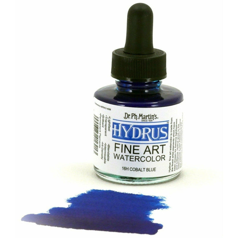 Lavender Dr. Ph. Martin's Hydrus Fine Art Watercolour Paint   29.5ml  Cobalt Blue Watercolour Paints