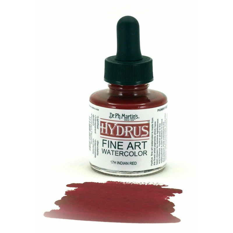 Sienna Dr. Ph. Martin's Hydrus Fine Art Watercolour Paint   29.5ml  Indian Red Watercolour Paints